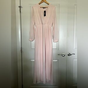 Lulus dress blush pink with the original tags